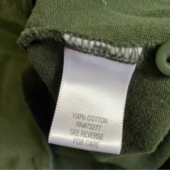 Sonoma Long Sleeve Green Polo - Picture 2 of 5